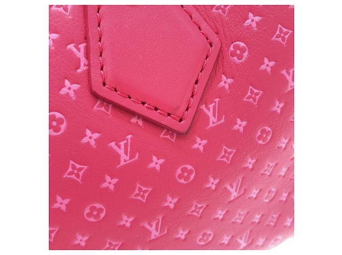 Bolsa de ombro Louis Vuitton Nanogram Speedy Bandoulière 20cm Marrom Rosa - vista 6