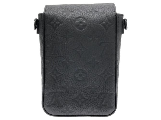 Louis Vuitton Taurillon Monogram S-Lock Vertical Wallet Schwarz - Ansicht 2