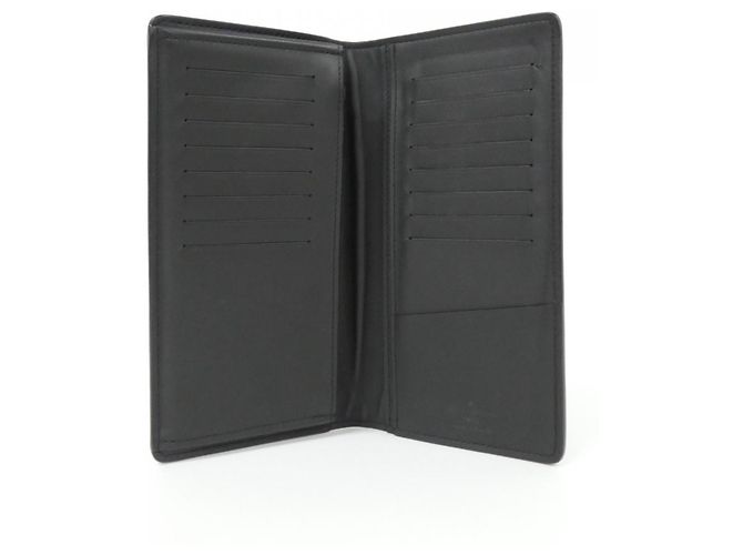 Portafoglio Louis Vuitton Taurillon Monogram Brazza Nero - vista 4