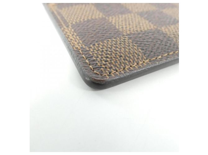 Tarjetero Damier Louis Vuitton Castaño - vista 2