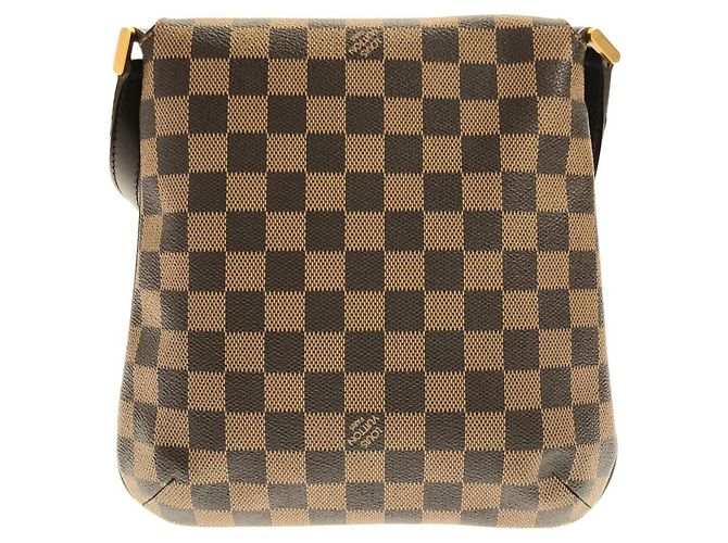 Bolsa de Ombro Louis Vuitton Damier Musette Salsa Marrom - vista 2