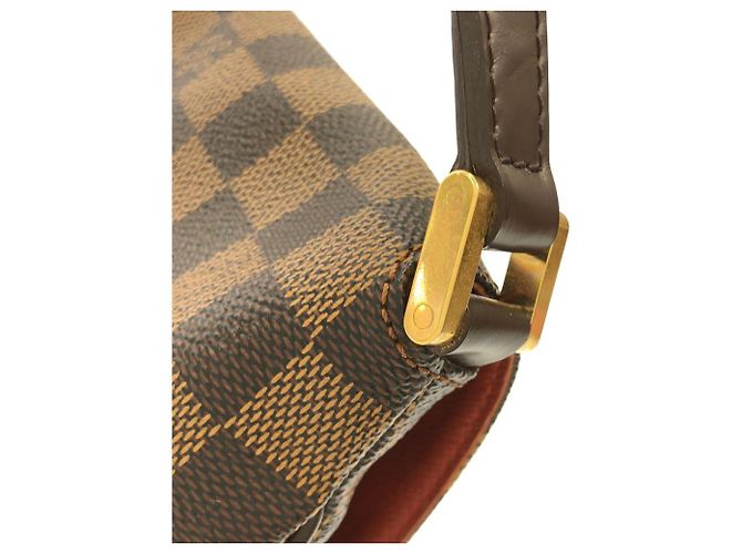 Bolsa de Ombro Louis Vuitton Damier Musette Salsa Marrom - vista 4