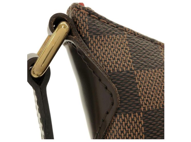 Borsa a Spalla Louis Vuitton Damier Bloomsbury PM Marrone - vista 6