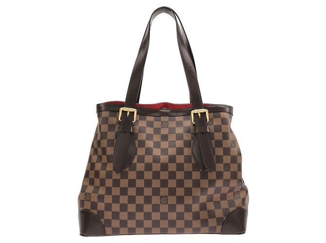 Borsa Louis Vuitton Damier Hampstead MM Marrone - vista 2