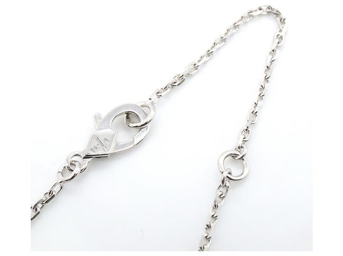 Collana Vintage Alhambra Van Cleef & Arpels in madreperla Argento Bianco - vista 4