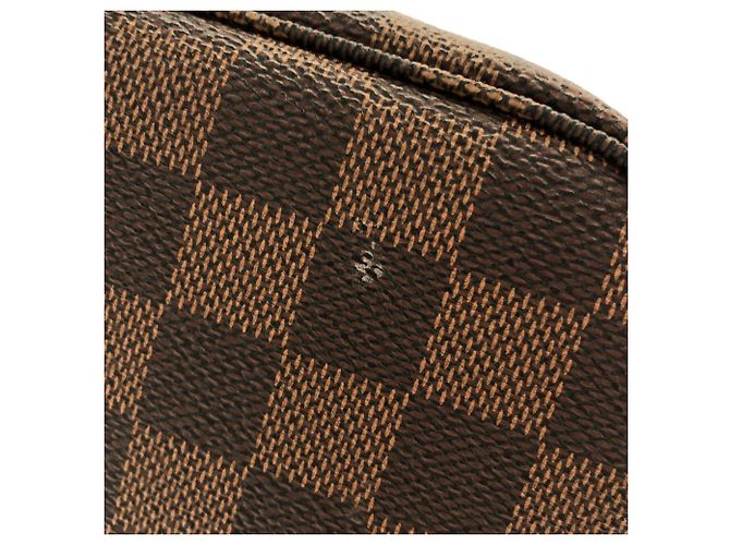 Borsa Louis Vuitton Damier Neverfull PM Marrone - vista 2