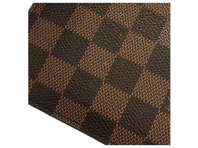 Borsa Louis Vuitton Damier Neverfull PM Marrone - vista 9
