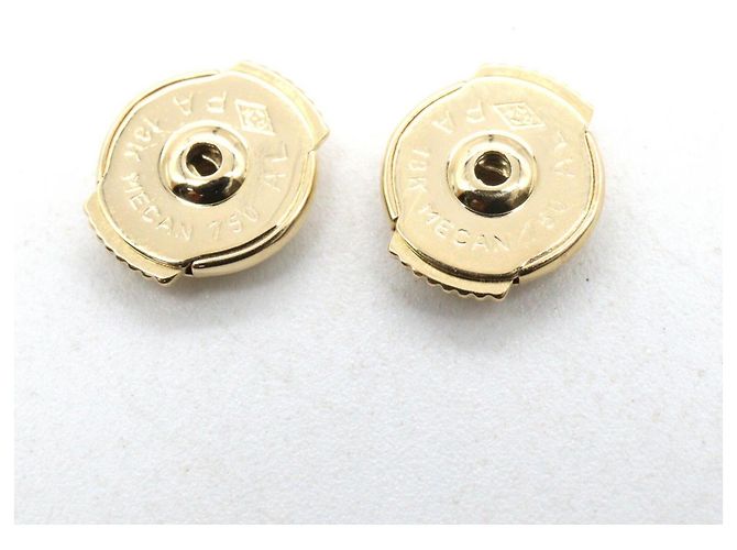 Van Cleef & Arpels Sweet Alhambra Effeage Ohrringe Weiß Golden - Ansicht 4