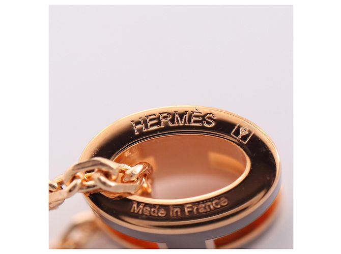 Hermès Collar Hermes Mini Pop H Dorado Burdeos - vista 4