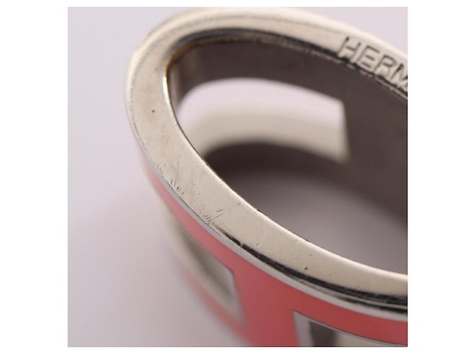 Hermès Collar con colgante POP H Hermes Plata Roja - vista 3