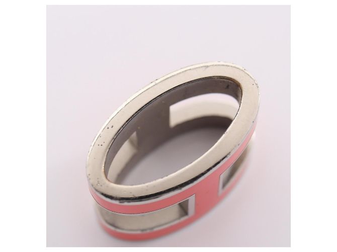 Hermès Collar con colgante POP H Hermes Plata Roja - vista 4