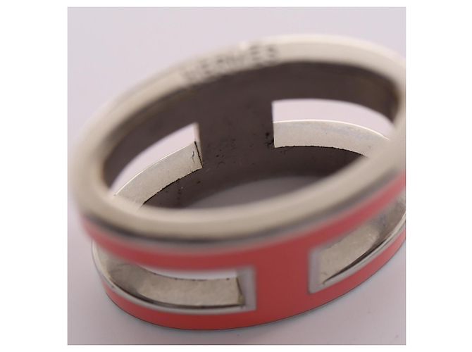 Hermès Collar con colgante POP H Hermes Plata Roja - vista 5