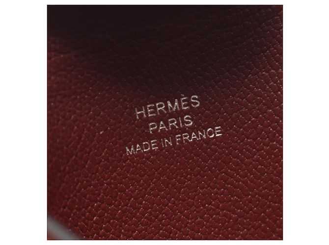 Hermès Tarjetero Iliade Rouge H Hermes Roja Burdeos - vista 4