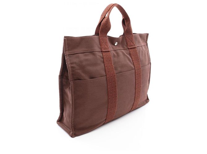Hermès Borsa Tote Hermline MM Hermes Marrone - vista 2