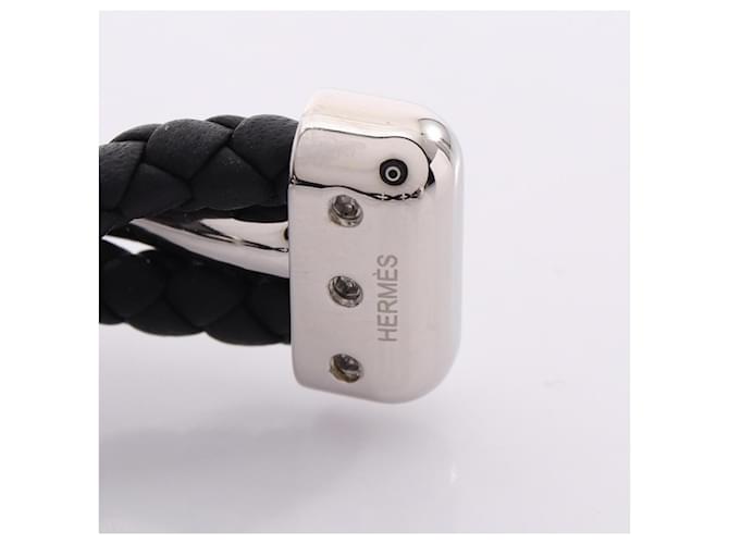 Hermès Pulsera Ege Hermes Negro Plata - vista 3