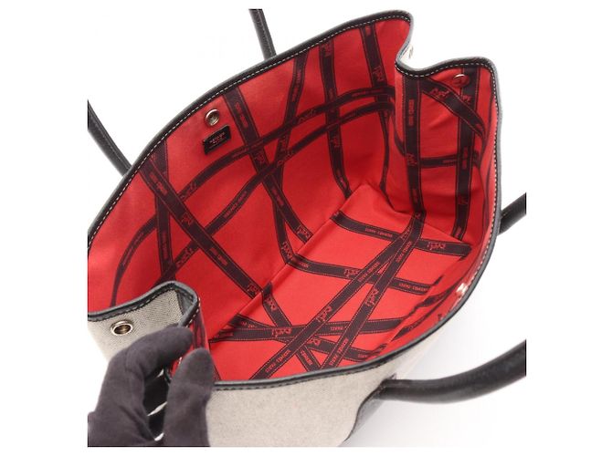 Hermès Borsa Tote Hermes Garden Party PM Nero Crudo - vista 3