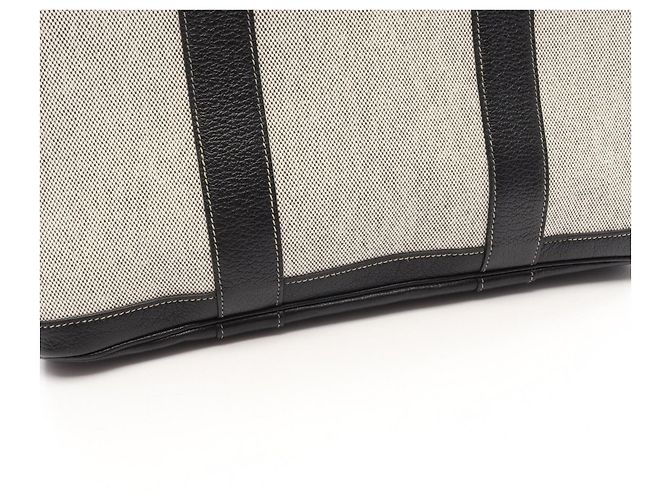 Hermès Borsa Tote Hermes Garden Party PM Nero Crudo - vista 8