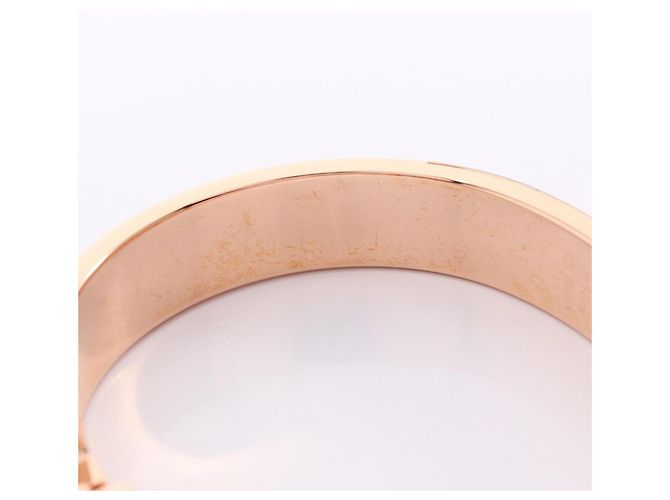 Bracciale Hermès Clic Clac PM Free Horse Multicolore D'oro Crudo - vista 7