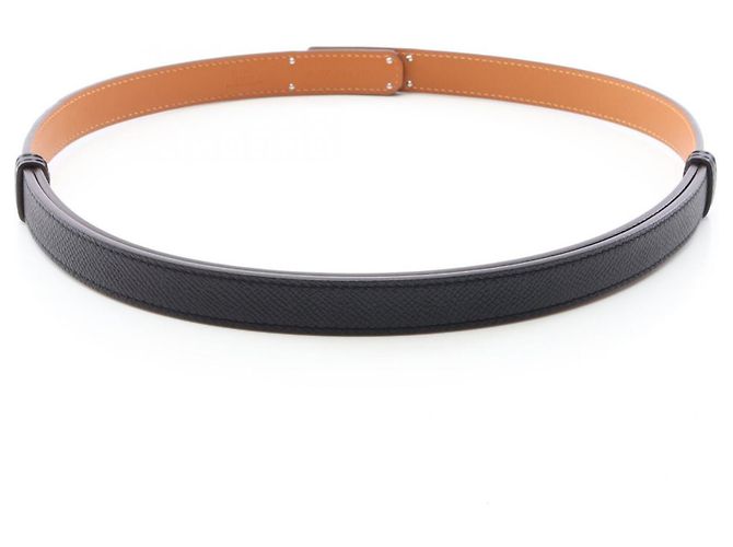 Hermès Kelly Gürtel Schwarz Silber - Ansicht 2