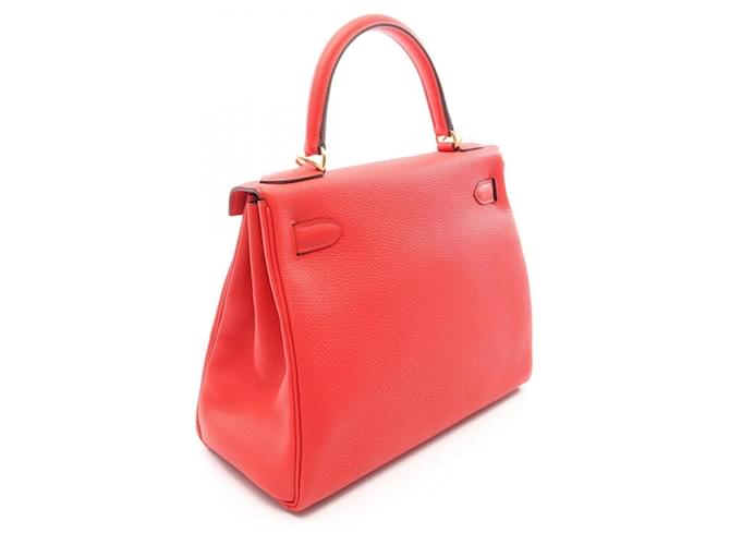 Hermès Borsa Hermes Kelly 28 Rosso - vista 2