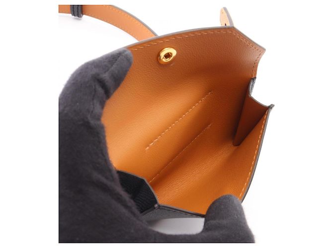 Hermès Hermes Kelly Pocket 18 Belt Schwarz Golden - Ansicht 7