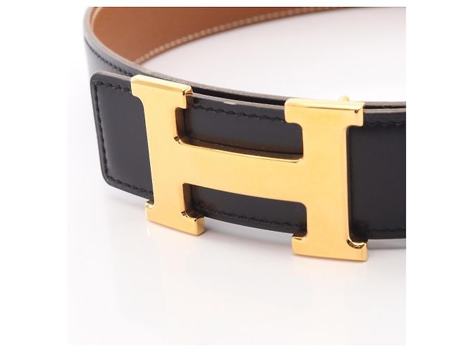 Hermès Hermes Constance H-Belt Castaño Negro Dorado - vista 2