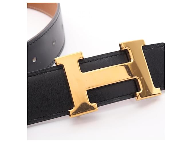 Hermès Hermes Constance H-Belt Marrone Nero D'oro - vista 10