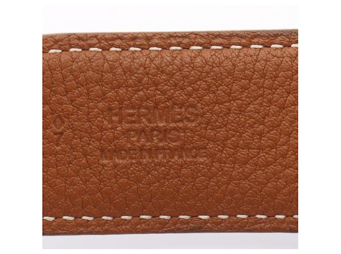 Hermès Hermes Constance H-Belt Marrone Nero D'oro - vista 4