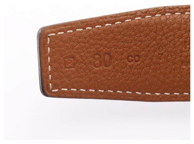 Hermès Hermes Constance H-Belt Marrone Nero D'oro - vista 5