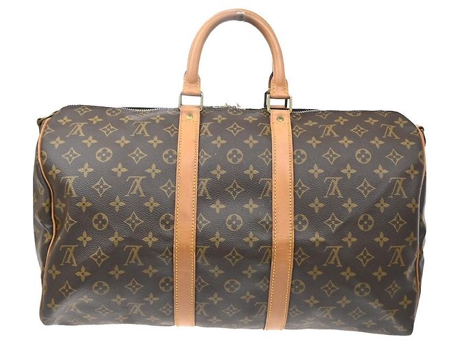 Louis Vuitton Keepall Bandoulière Monogram 45 Marrone - vista 2