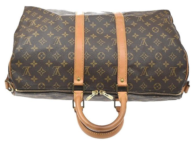 Louis Vuitton Keepall Bandoulière Monogram 45 Marrone - vista 5