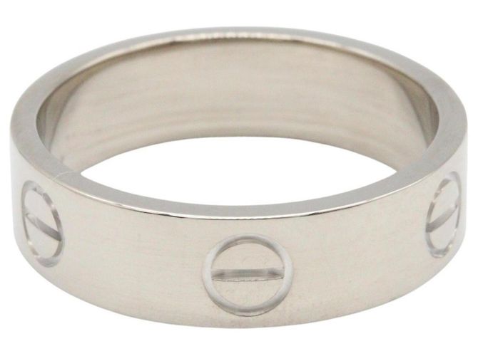 Cartier Love Ring aus 18K Weißgold Silber - Ansicht 2