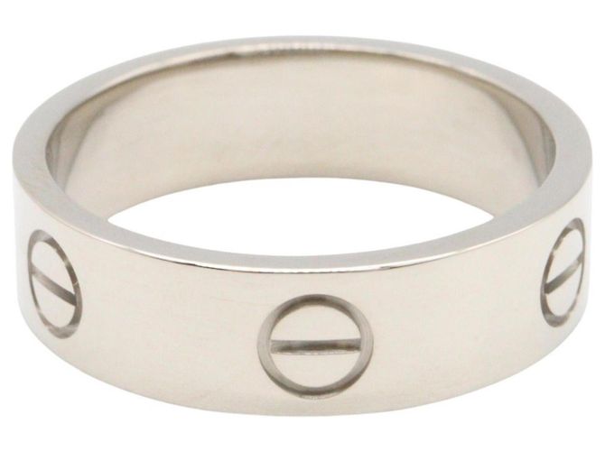 Cartier Love Ring aus 18K Weißgold Silber - Ansicht 2