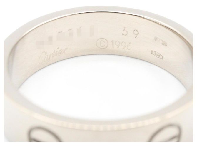 Cartier Love Ring aus 18K Weißgold Silber - Ansicht 3