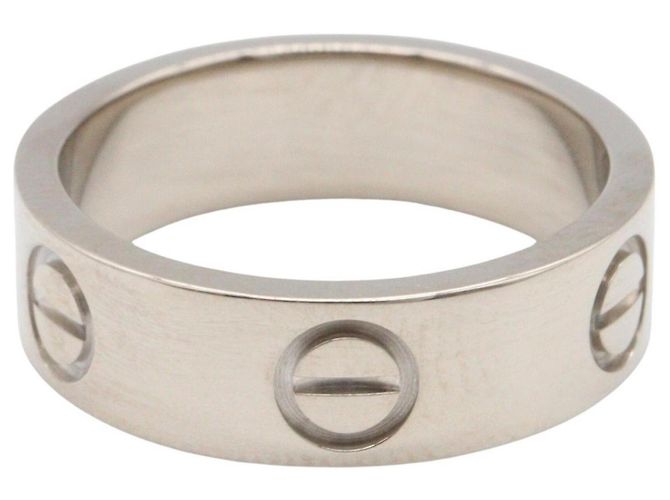 Cartier Love Ring aus 18K Weißgold Silber - Ansicht 2