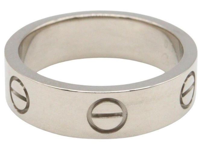 Cartier Love Ring aus 18K Weißgold Silber - Ansicht 2