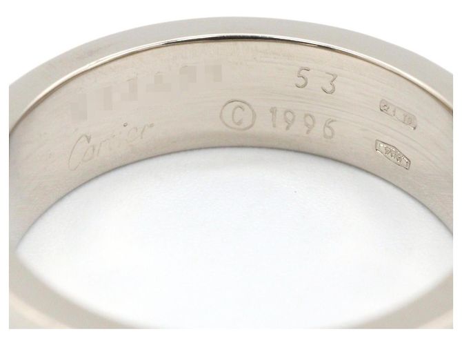 Cartier Love Ring aus 18K Weißgold Silber - Ansicht 3