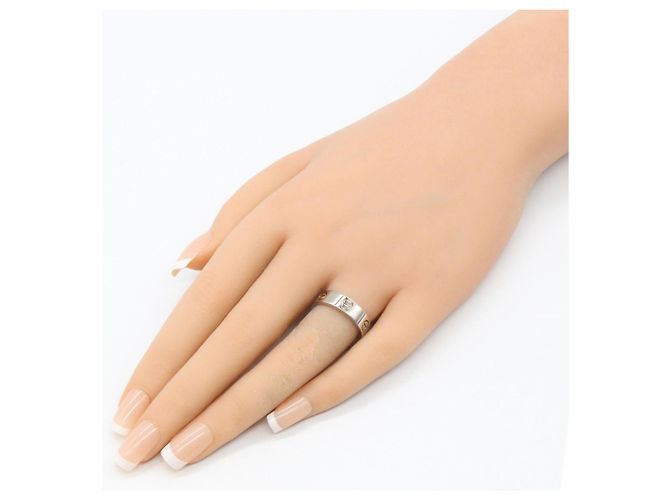 Cartier Love Ring aus 18K Weißgold Silber - Ansicht 6