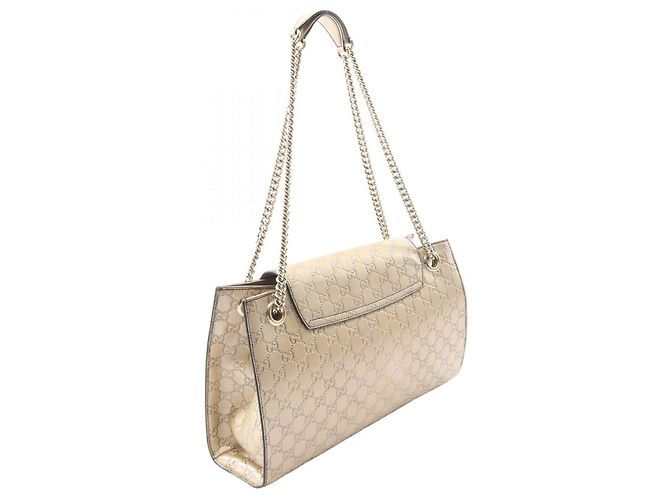 Borsa a tracolla Gucci EMILY Guccissima D'oro - vista 2
