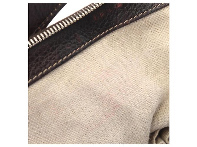 Gucci GG Canvas 2-Way Tote Bag Braun Beige - Ansicht 6