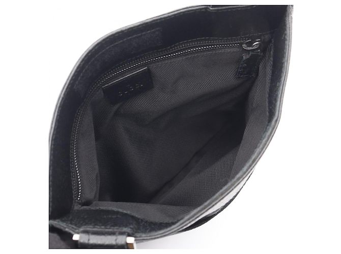 Borsa a Spalla Gucci GG Canvas Nero - vista 3