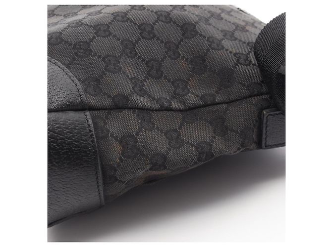 Borsa a Spalla Gucci GG Canvas Nero - vista 10