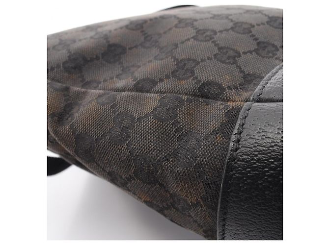 Borsa a Spalla Gucci GG Canvas Nero - vista 5