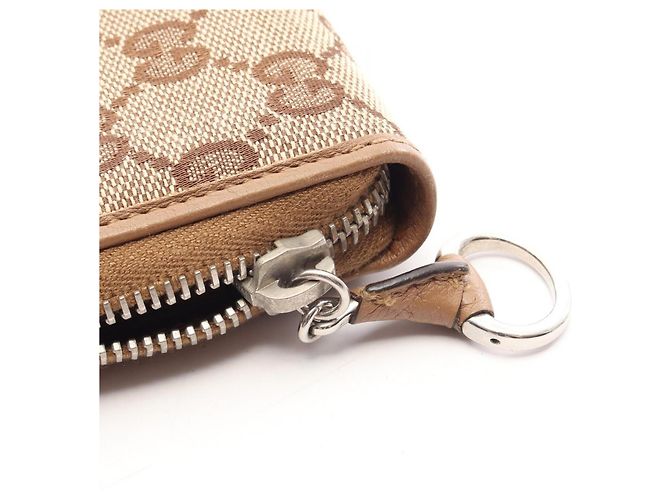 Gucci GG Canvas Bi-Fold Wallet Braun Beige - Ansicht 11