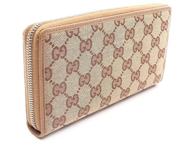 Gucci GG Canvas Bi-Fold Wallet Braun Beige - Ansicht 2
