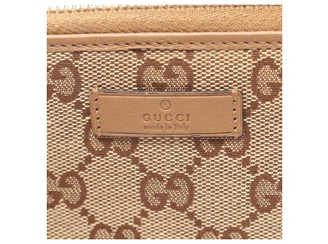 Gucci GG Canvas Bi-Fold Wallet Braun Beige - Ansicht 4