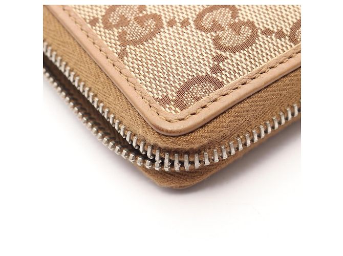 Gucci GG Canvas Bi-Fold Wallet Braun Beige - Ansicht 7