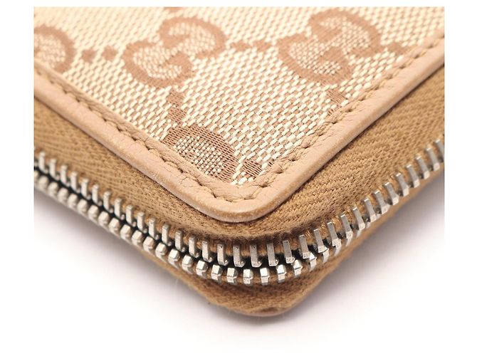 Gucci GG Canvas Bi-Fold Wallet Braun Beige - Ansicht 8
