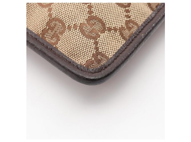 Borsa a Spalla Gucci GG Canvas Marrone Beige - vista 7