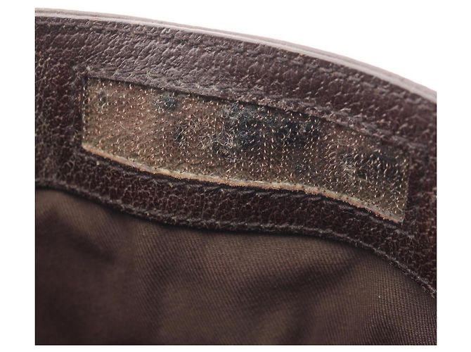Borsa a Spalla Gucci GG Canvas Marrone Beige - vista 8